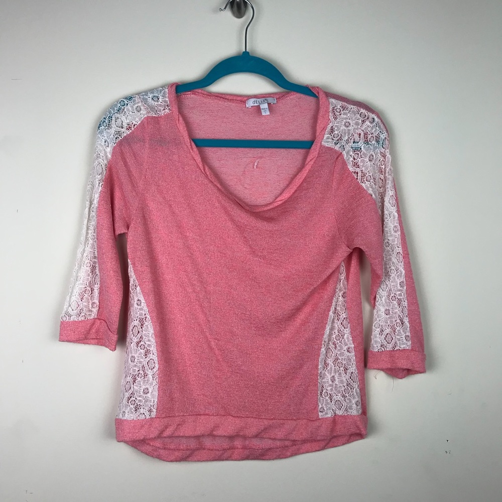 Delia’s 3 Quarters Length Top